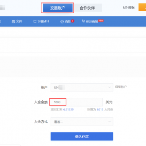ZFX山海证券入金流程