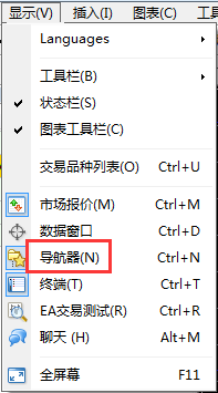 在MT4上的AC加速震荡指标如何使用添加到图表里面？