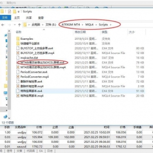 MT4交易历史导出为EXCEL表格