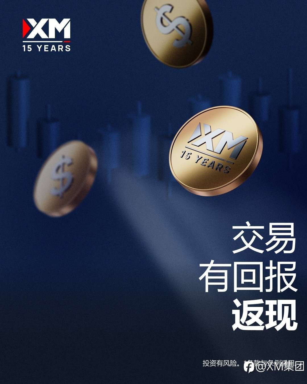 XM限时福利：交易手数越多，返现奖励越多！