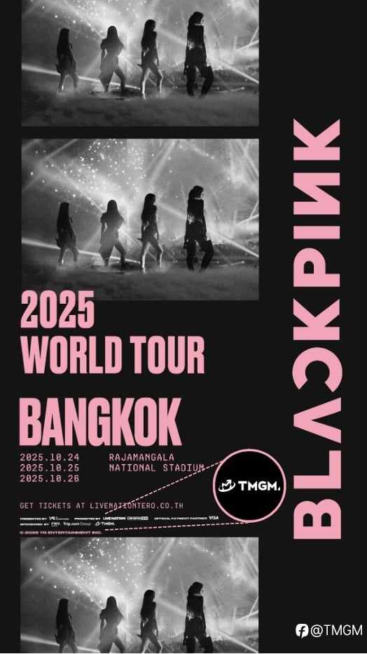 官宣合作！TMGM倾情助力BLACKPINK< DEADLINE >曼谷站演唱会