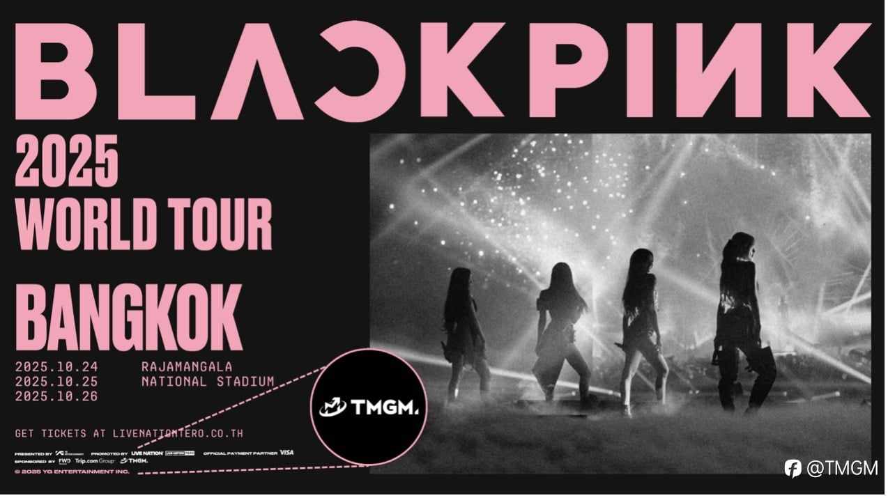 官宣合作！TMGM倾情助力BLACKPINK< DEADLINE >曼谷站演唱会