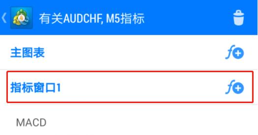 在手机MT4上怎么将布林带技术指标添加到MACD指标中？