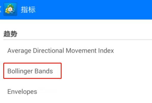 在手机MT4上怎么将布林带技术指标添加到MACD指标中？